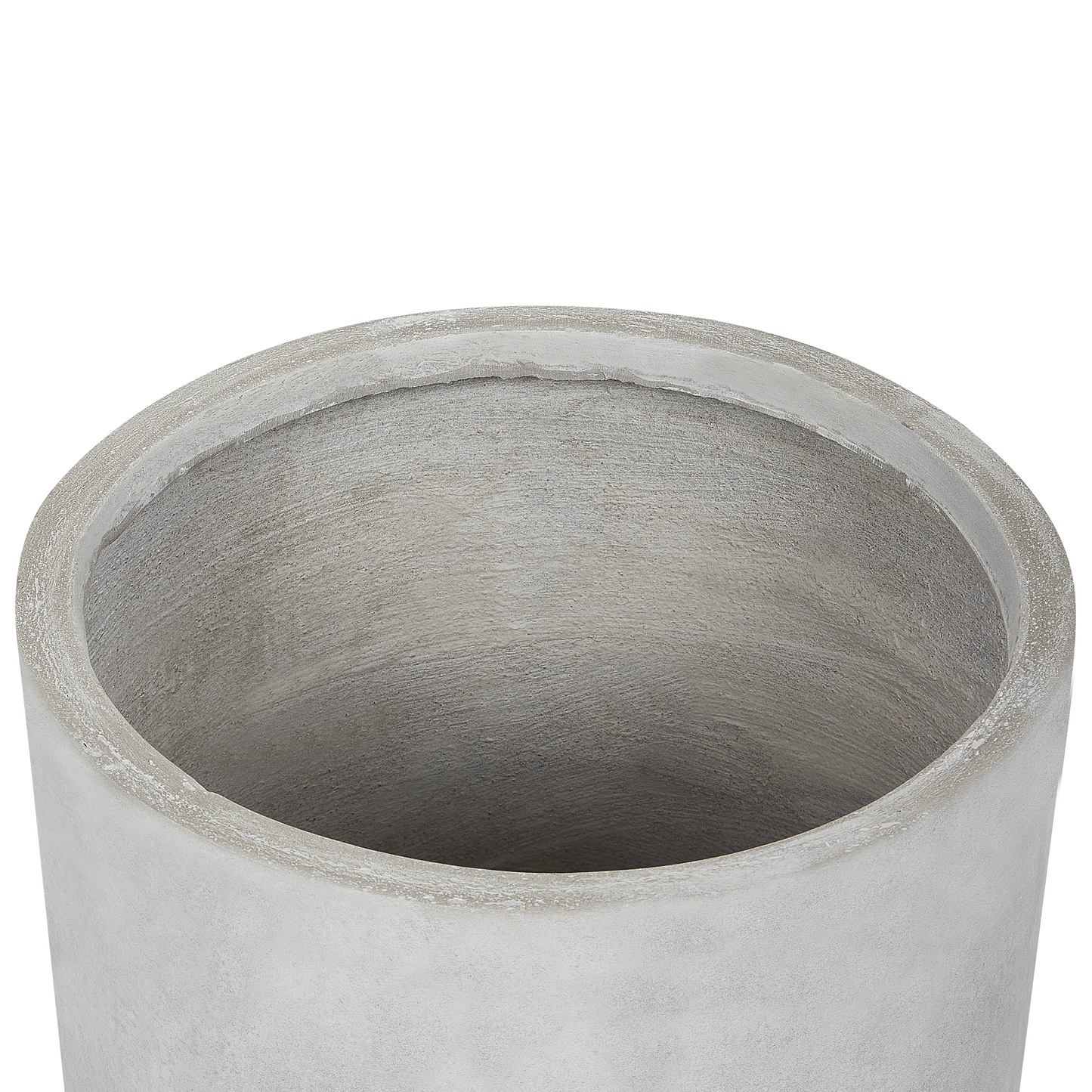 Grey Fibre Clay Round Plant Pot 34 x 34 x 33cm Weatherproof