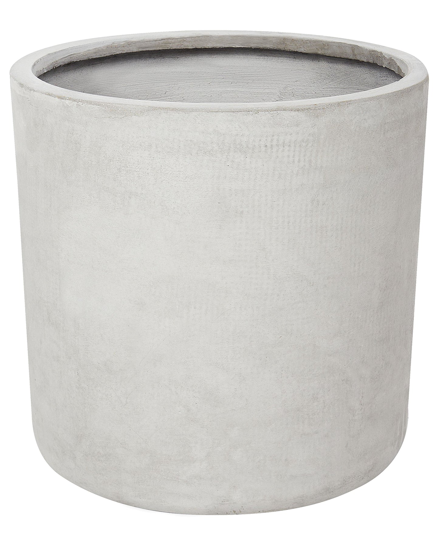 Grey Fibre Clay Round Plant Pot 42cm Weather Resistant