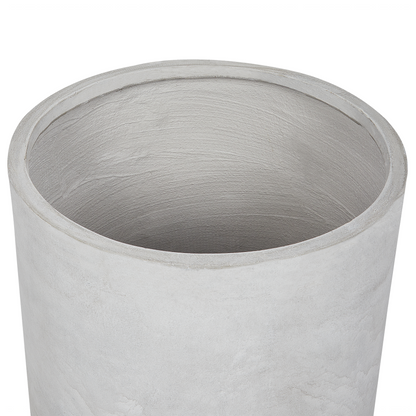 Greenway Plant Pot Grey 51 x 51 x 50cm Fibre Clay Weatherproof