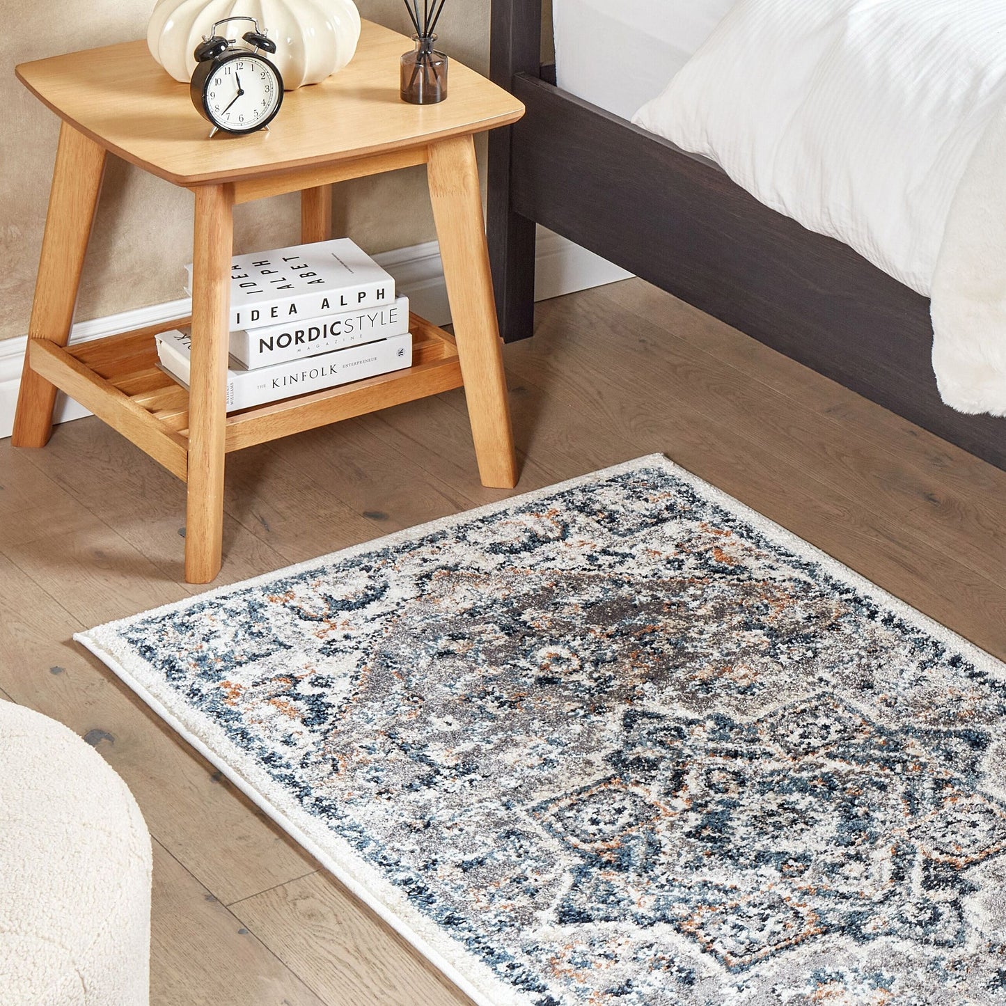 Heritage Home Area Rug Multicolour 80 x 150cm Oriental Pattern With Synthetic Material