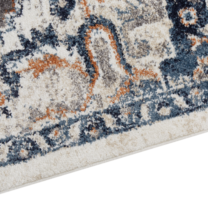Heritage Home Area Rug Multicolour 80 x 150cm Oriental Pattern With Synthetic Material