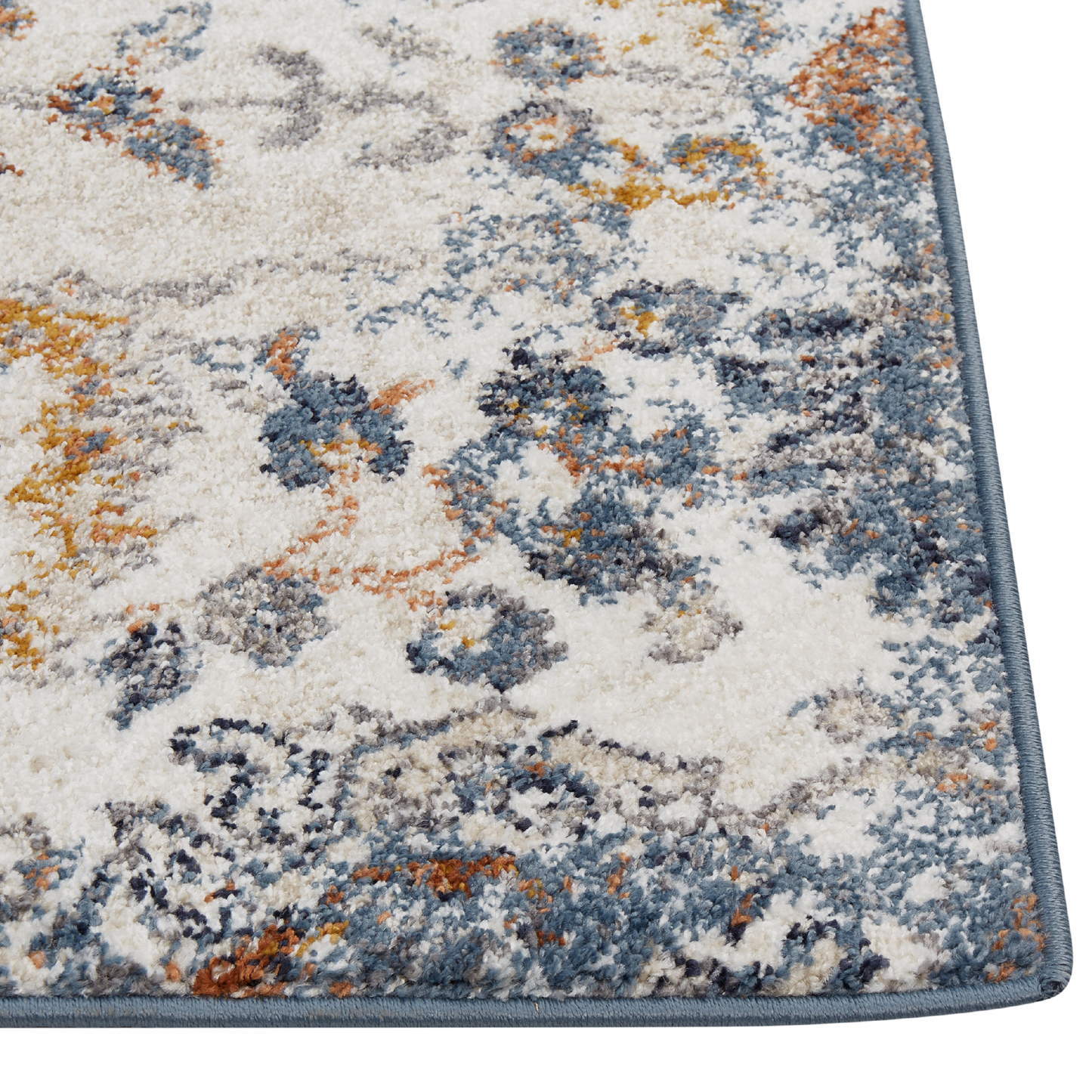 Multicolour Oriental Area Rug 80 x 150cm Jute Backing Vintage Traditional Living Room