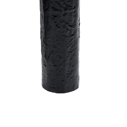 Exclusive Aluminium Side Table White Black 33 x 33cm Decorative
