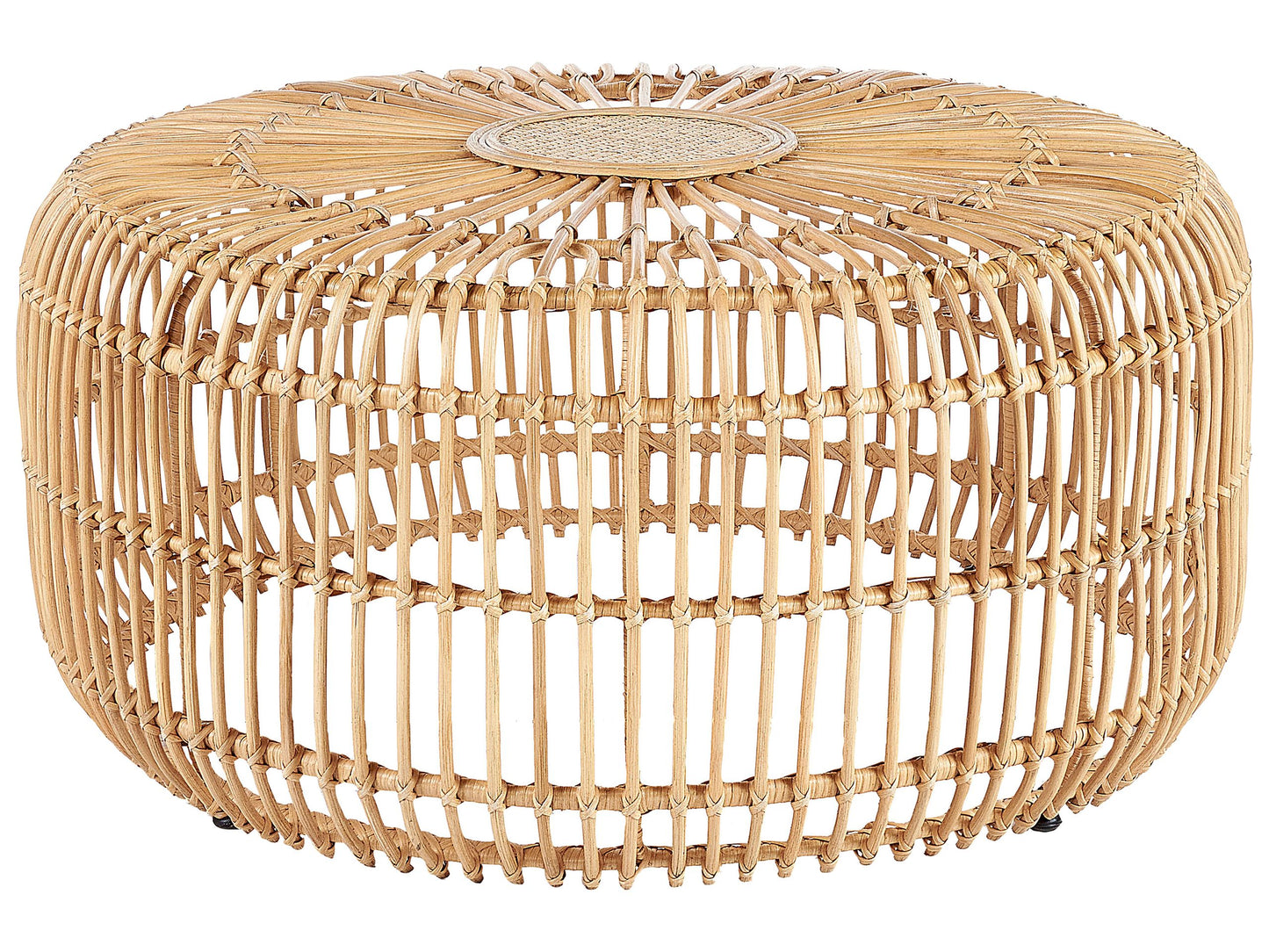 Rattan Round 85cm Coffee Table Handmade Indoor Outdoor