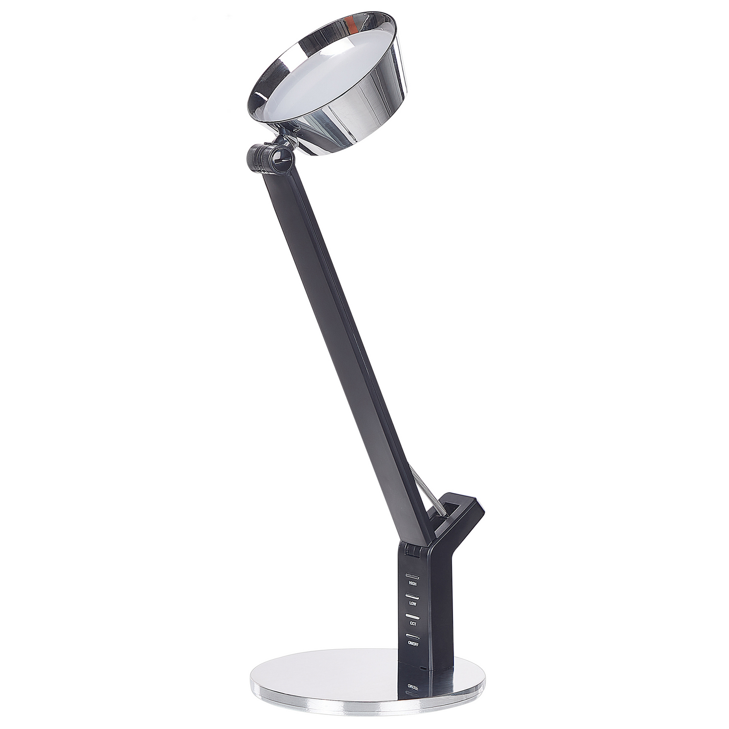 LED Desk Lamp White Color Temp Adjustable Arm Dimmer USB