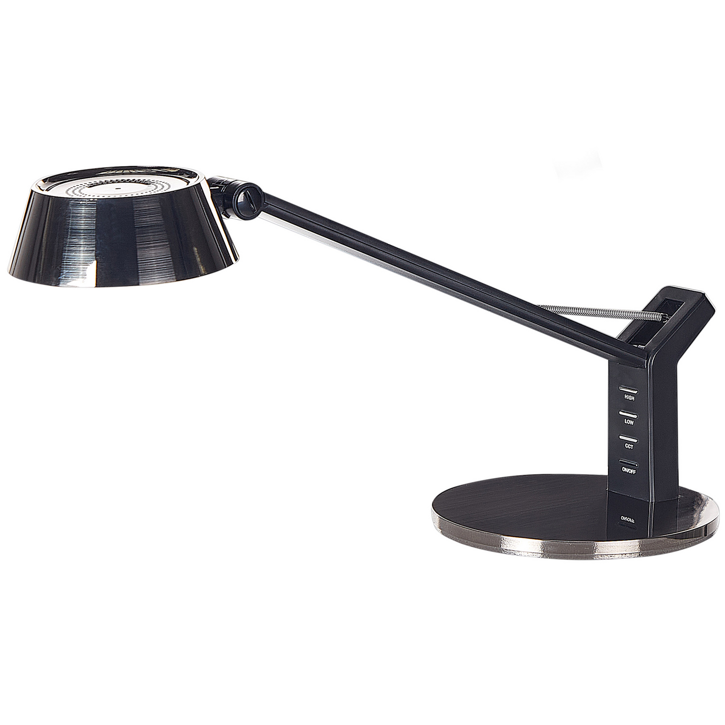 Brass Desk Lamp With Adjustable Arm Dimmer And USB Port