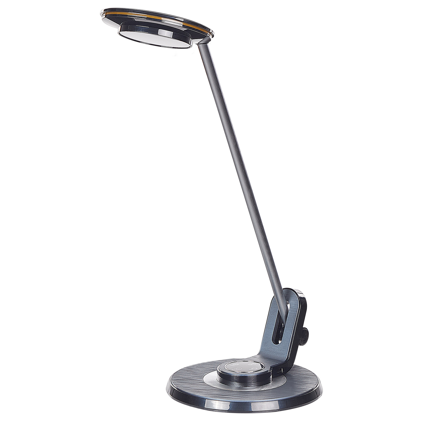 LED Desk Lamp Black Metal Adjustable Arm USB Port