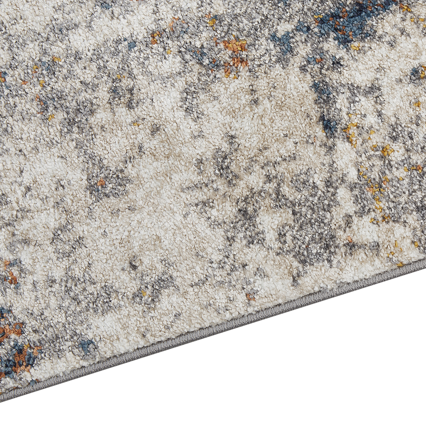 Area Rug Grey 80 x 300 Oriental Distressed