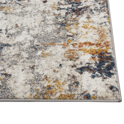 Area Rug Grey 80 x 300 Oriental Distressed