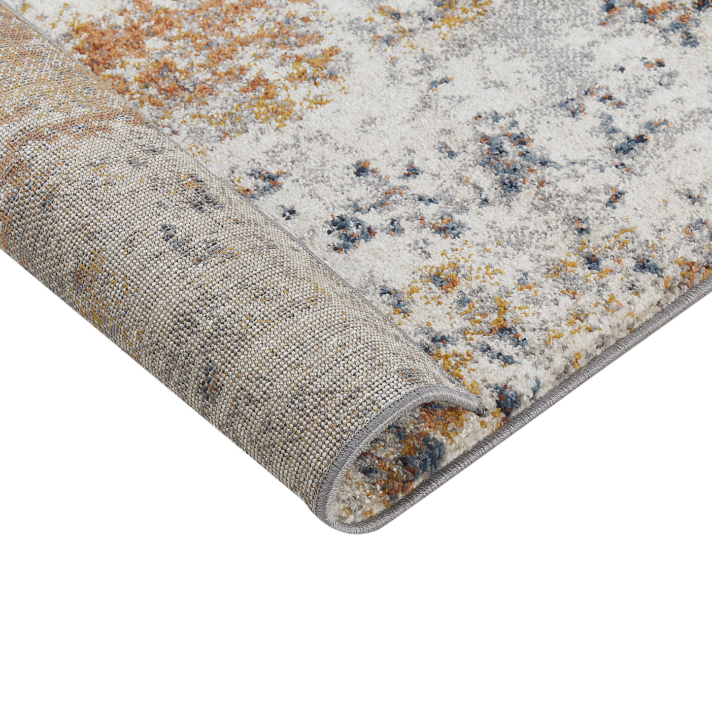 Area Rug Grey 80 x 300 Oriental Distressed