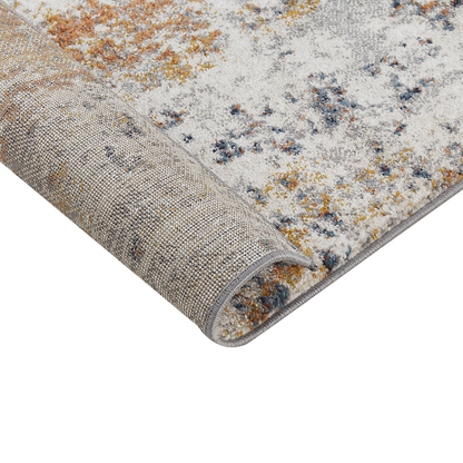 Area Rug Grey 80 x 300 Oriental Distressed