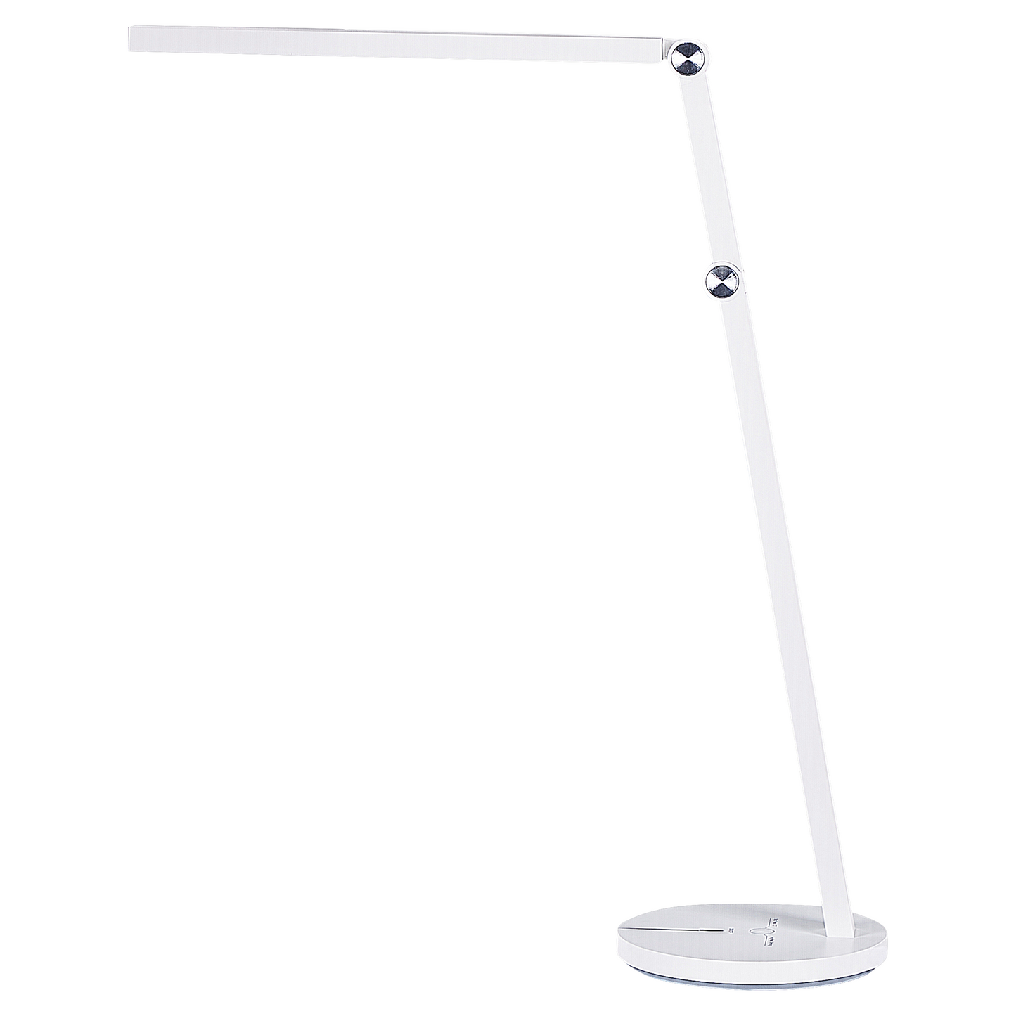 Desk LED Lamp White With Base Stepless Dimming Touch
