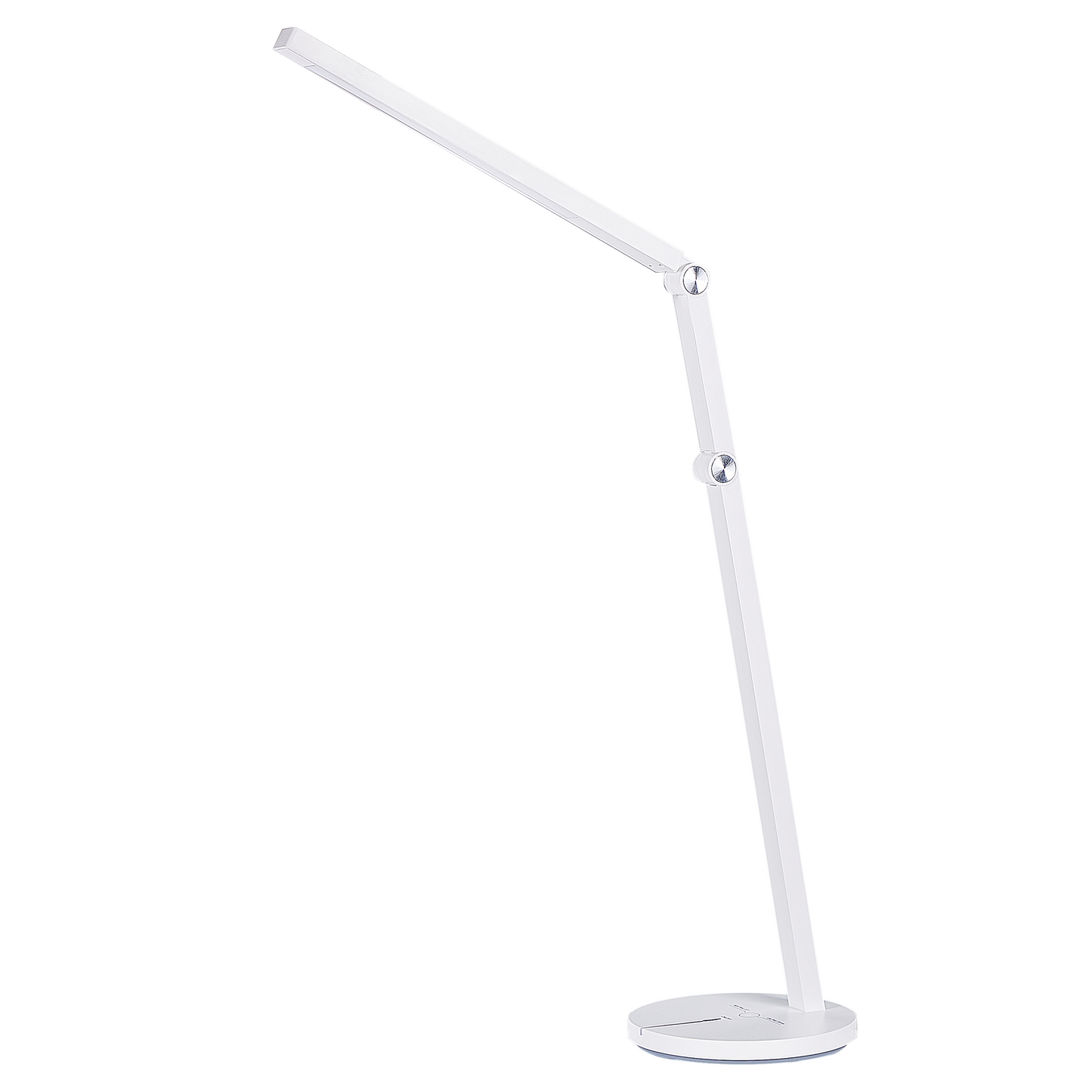 Desk LED Lamp White With Base Stepless Dimming Touch