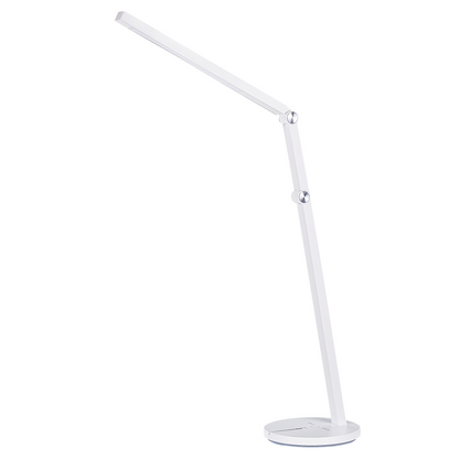 Desk LED Lamp White With Base Stepless Dimming Touch