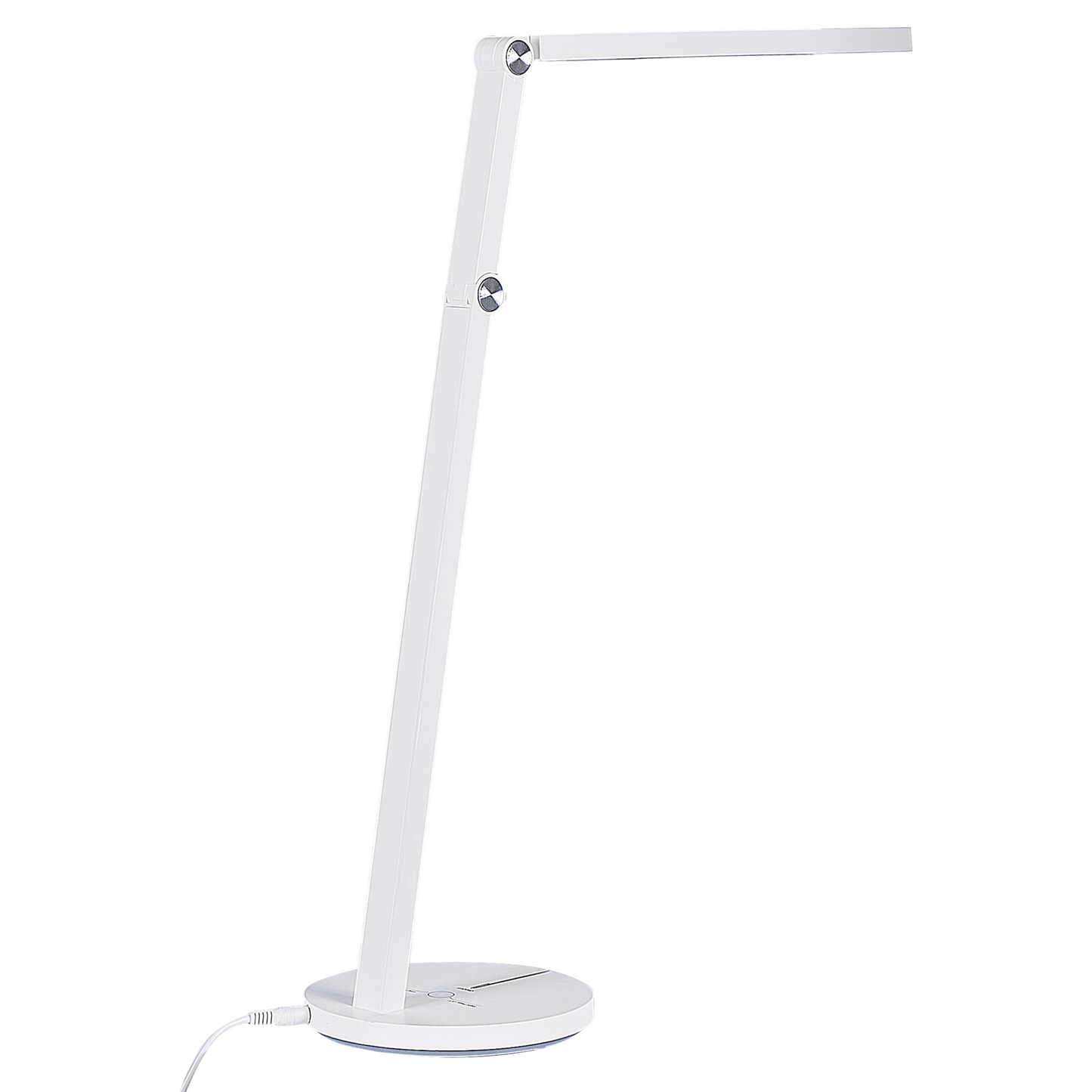 Desk LED Lamp White With Base Stepless Dimming Touch