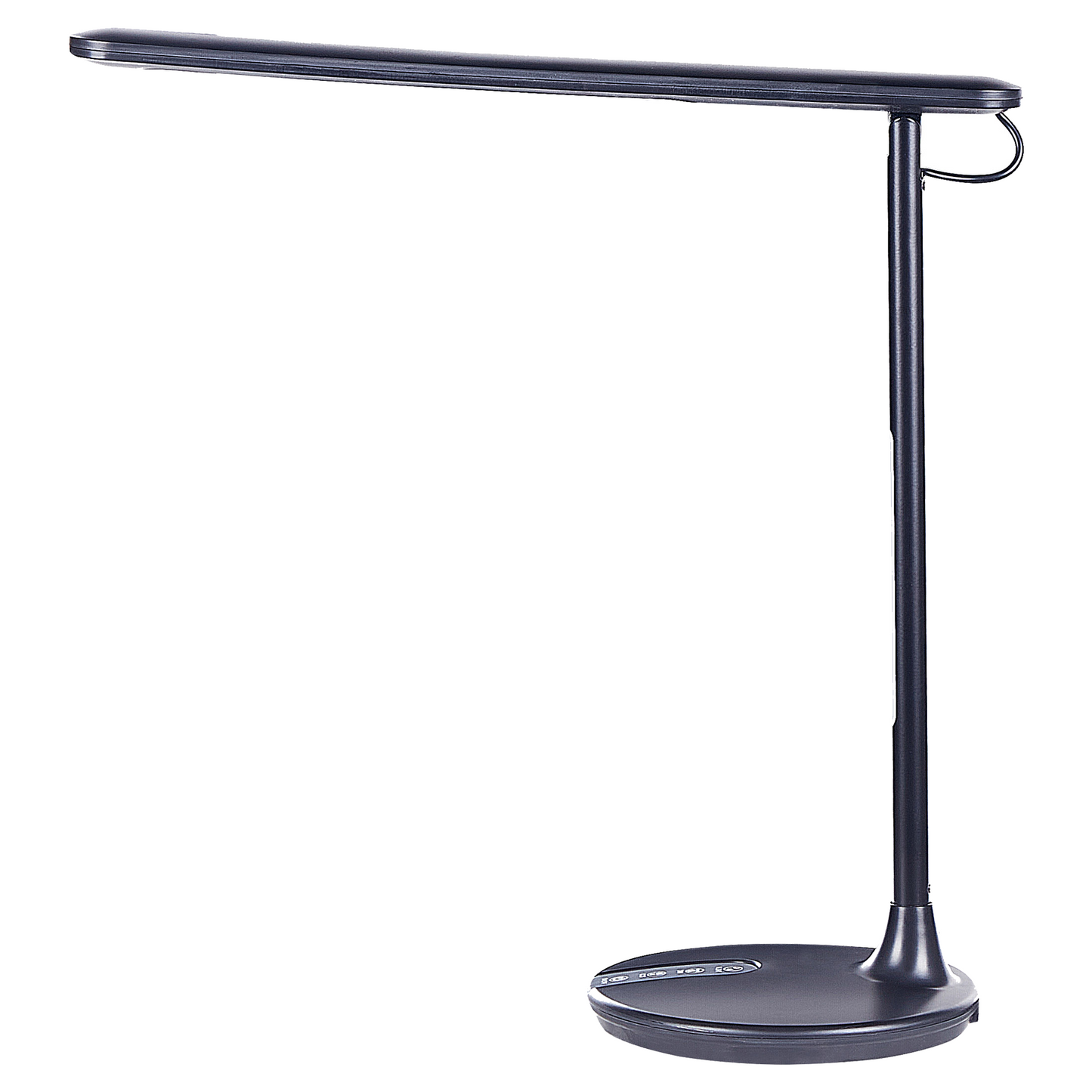 Desk LED Lamp Black Aluminum With Base Double Dimming Touch