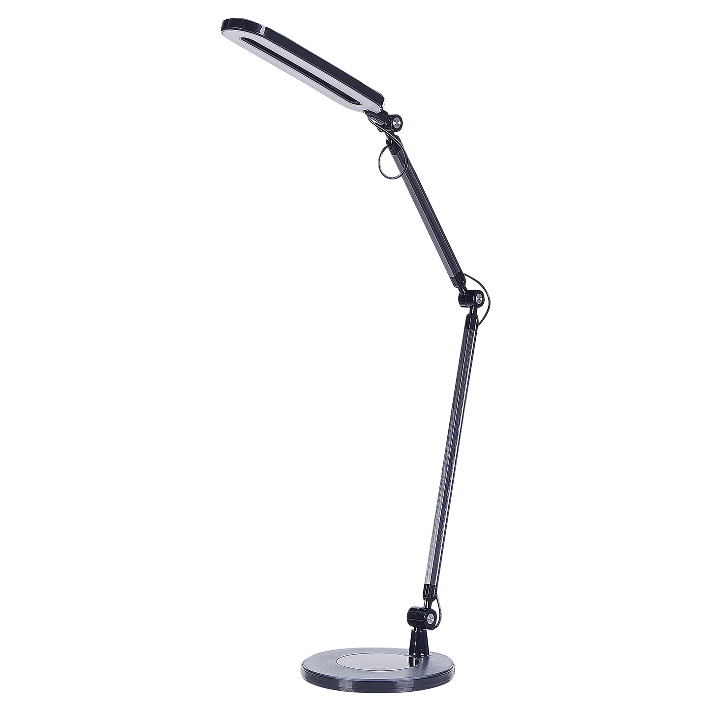 Desk LED Lamp Aluminum Black With Dual Dimming Touch Switch