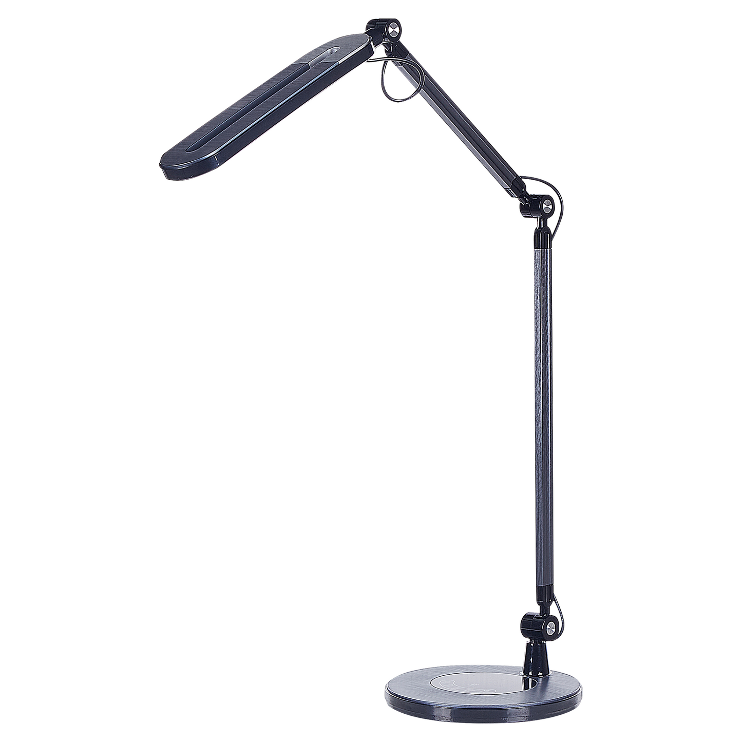 Desk LED Lamp Aluminum Black With Dual Dimming Touch Switch