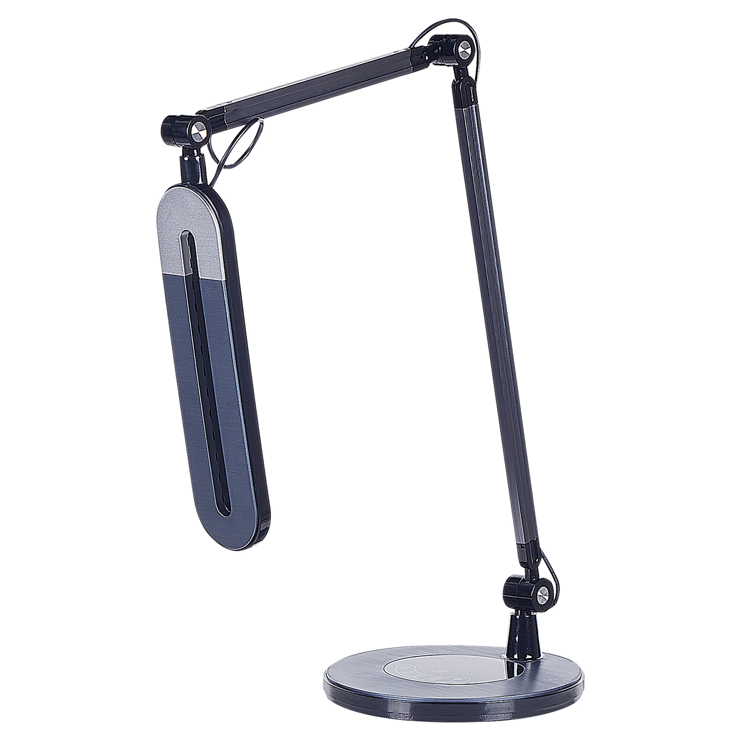 Desk LED Lamp Aluminum Black With Dual Dimming Touch Switch