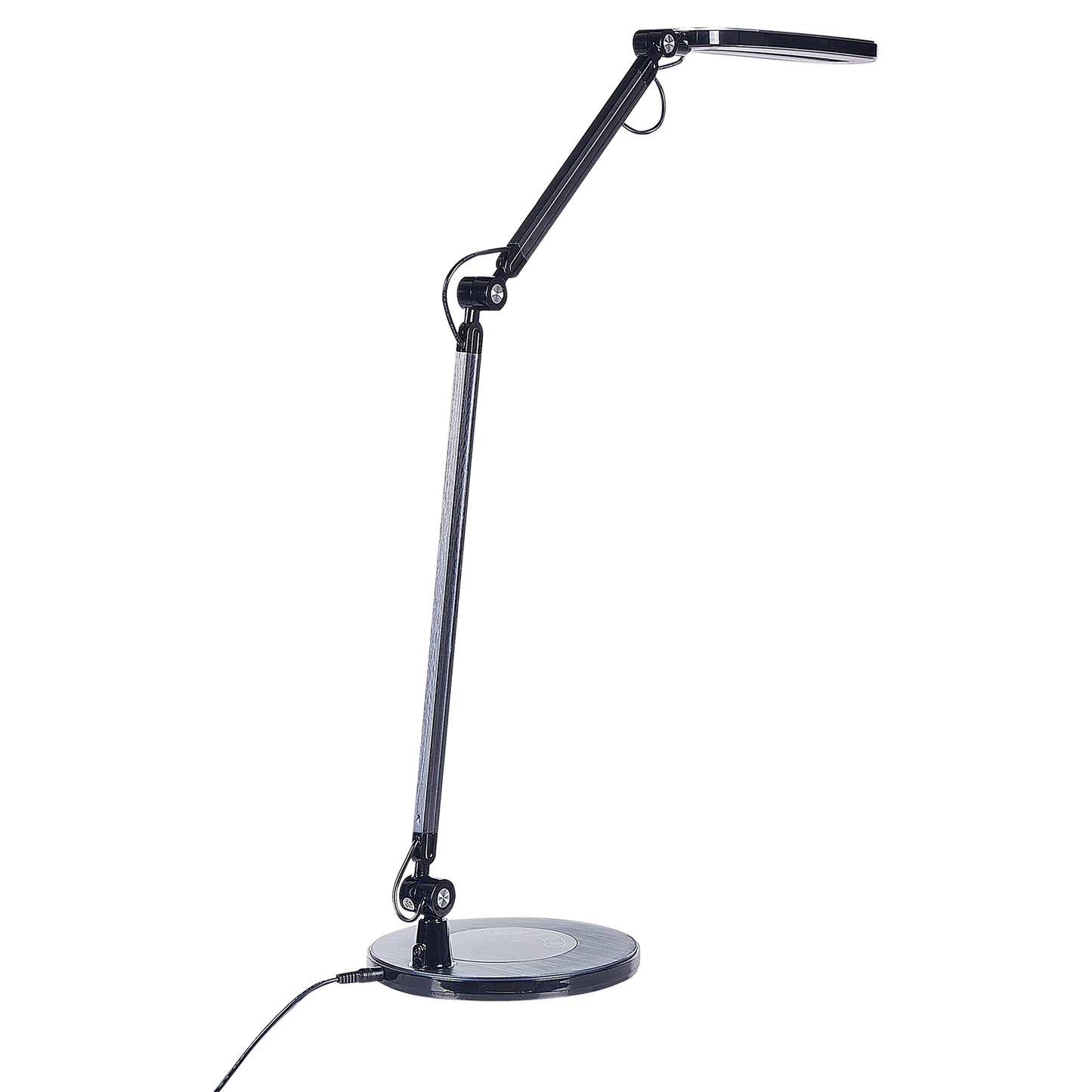 Desk LED Lamp Aluminum Black With Dual Dimming Touch Switch
