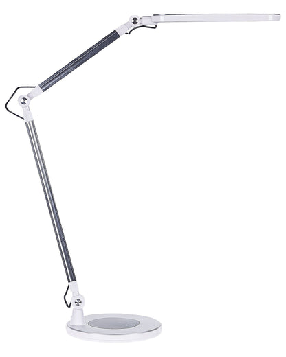Desk LED Lamp Aluminum Silver With Base Double Dimming Touch