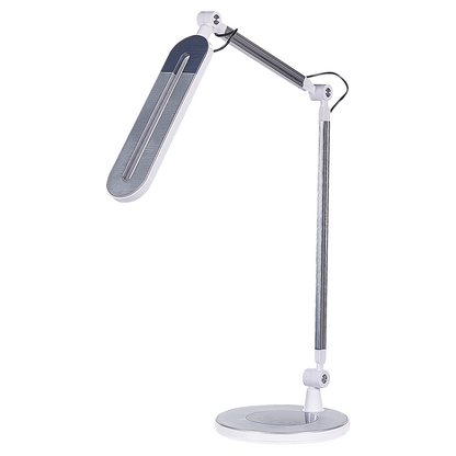 Desk LED Lamp Aluminum Silver With Base Double Dimming Touch