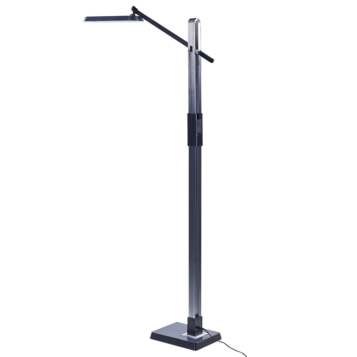 Dark Grey Floor Led Lamp 144cm Tall Dimmable Cct