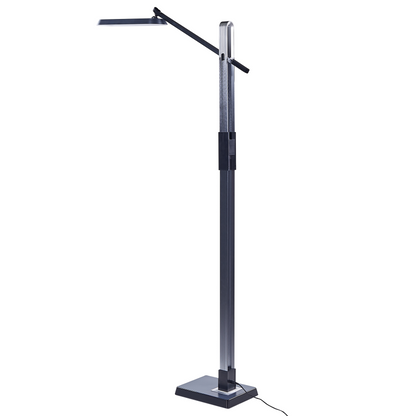 Dark Grey Floor Led Lamp 144cm Tall Dimmable Cct