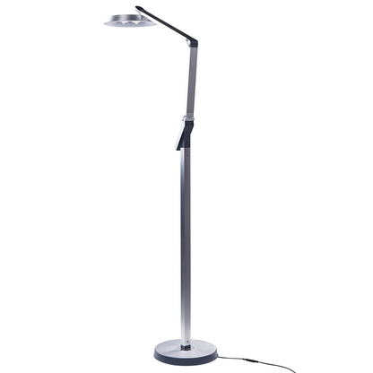 Floor LED Lamp Silver 170cm Dimmable LCD Modern Office