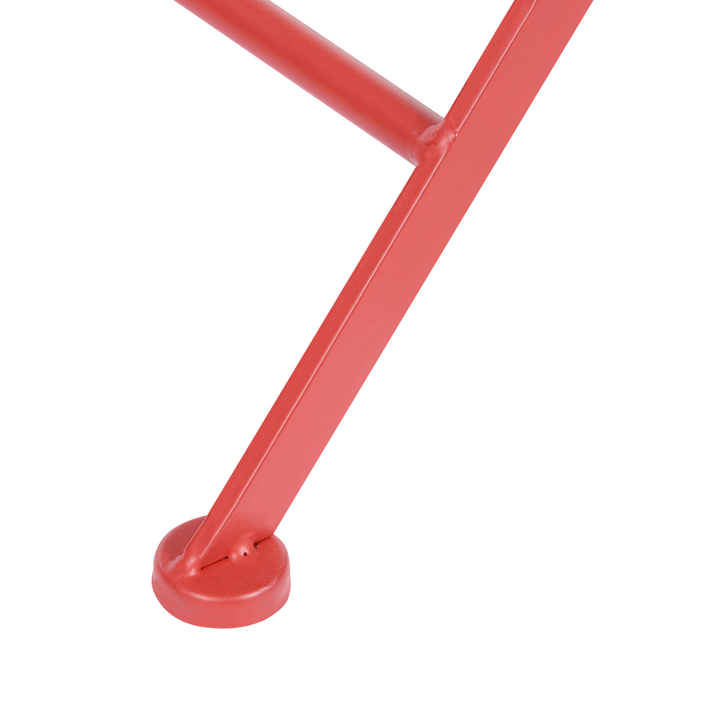 Red Iron UV Resistant Foldable Bistro Table Outdoor