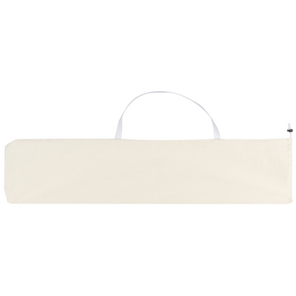 Hanging Hammock Chair Beige Cotton Blend