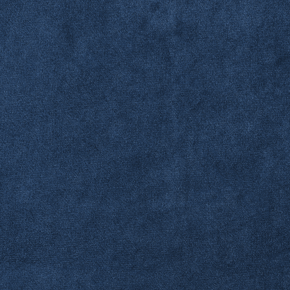 Velvet Glam Ottoman Blue Velvet Top Pillow Silver Legs