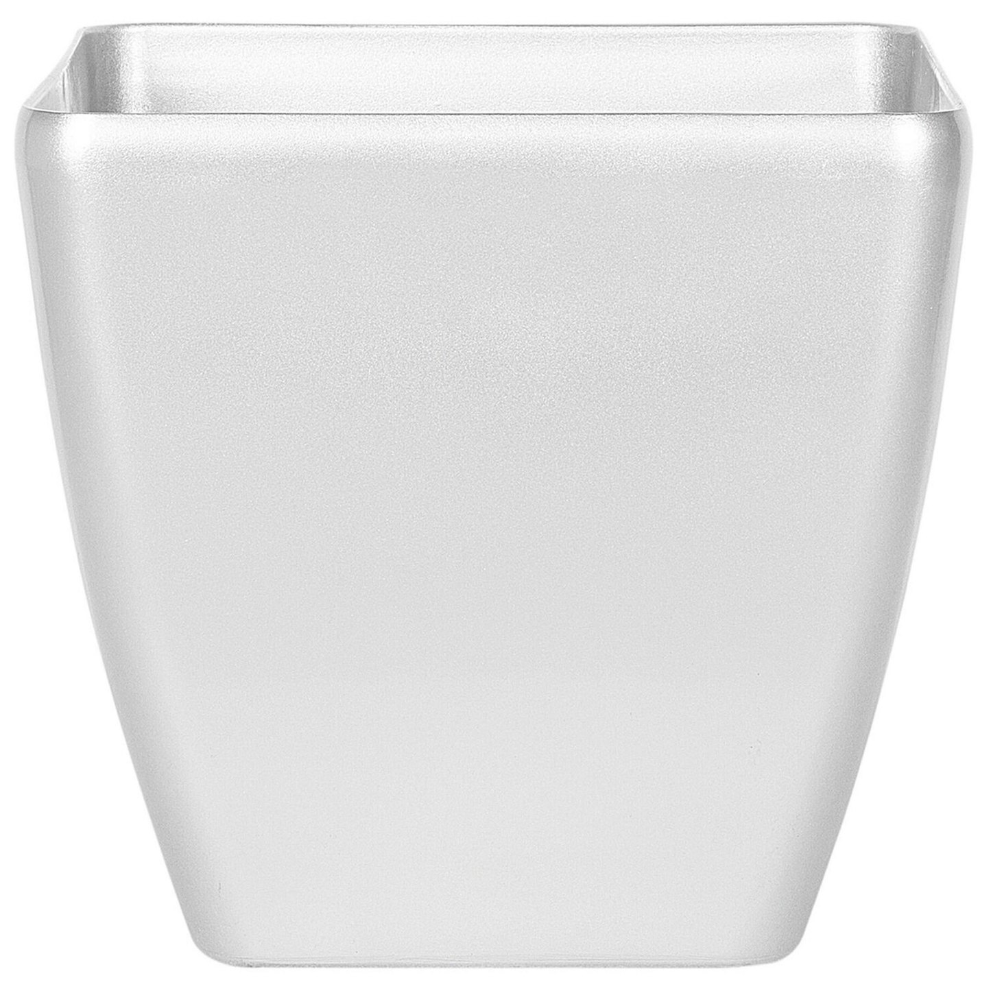 Set Of 2 Silver Fibre Clay Pots 50 x 50 x 48cm