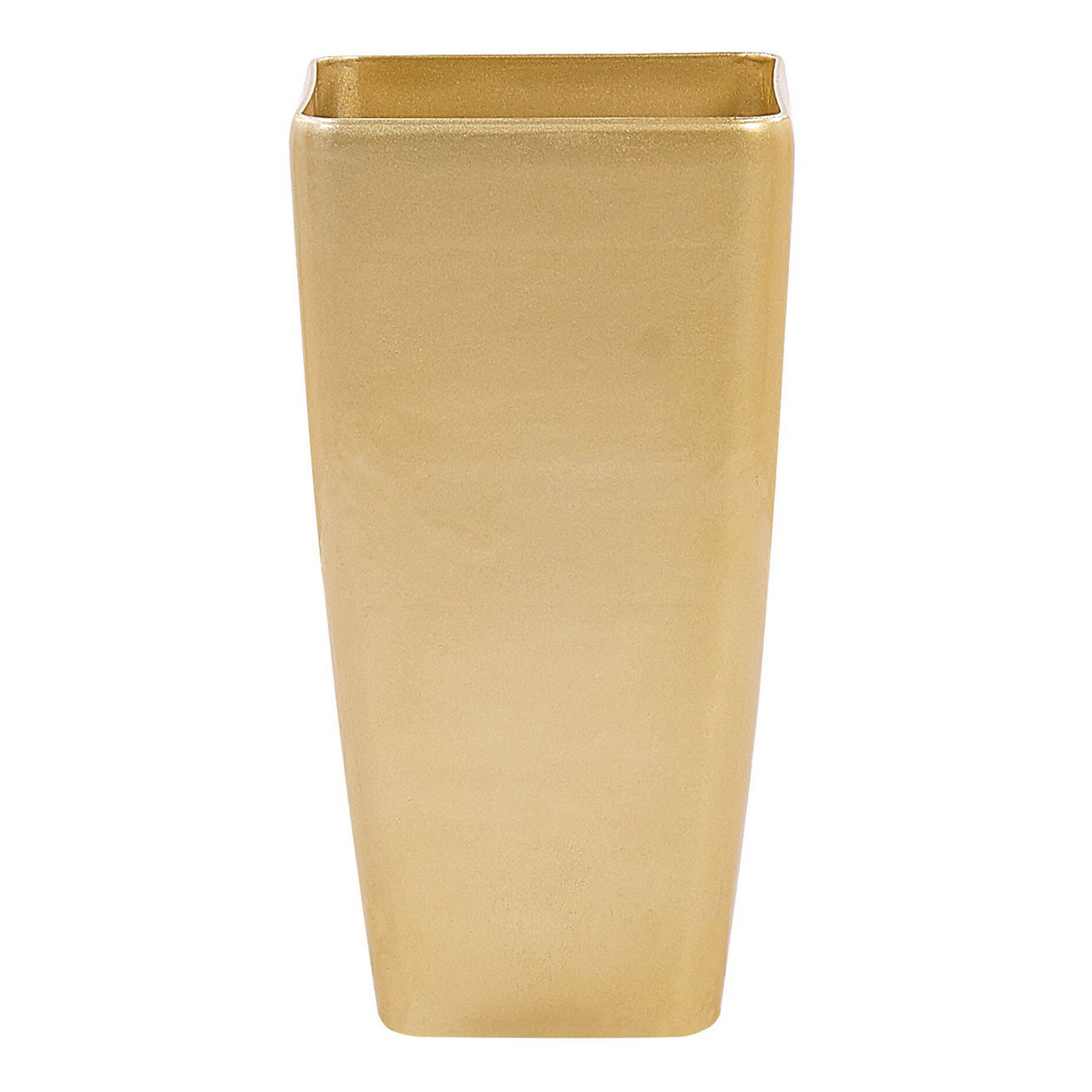 Set of 2 Outdoor Planter Pots Square Stone Mix All Weather
