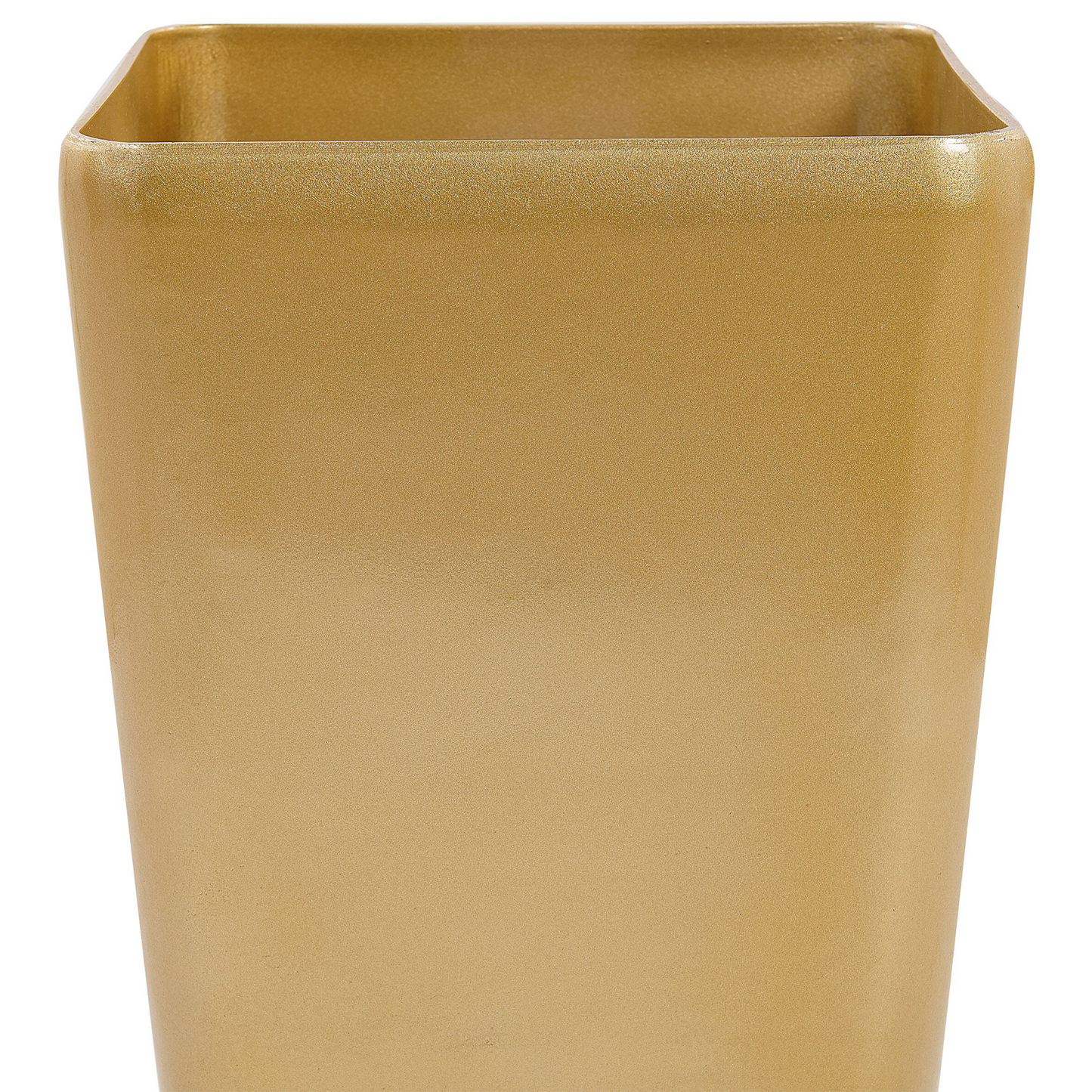 Set of 2 Outdoor Planter Pots Square Stone Mix All Weather
