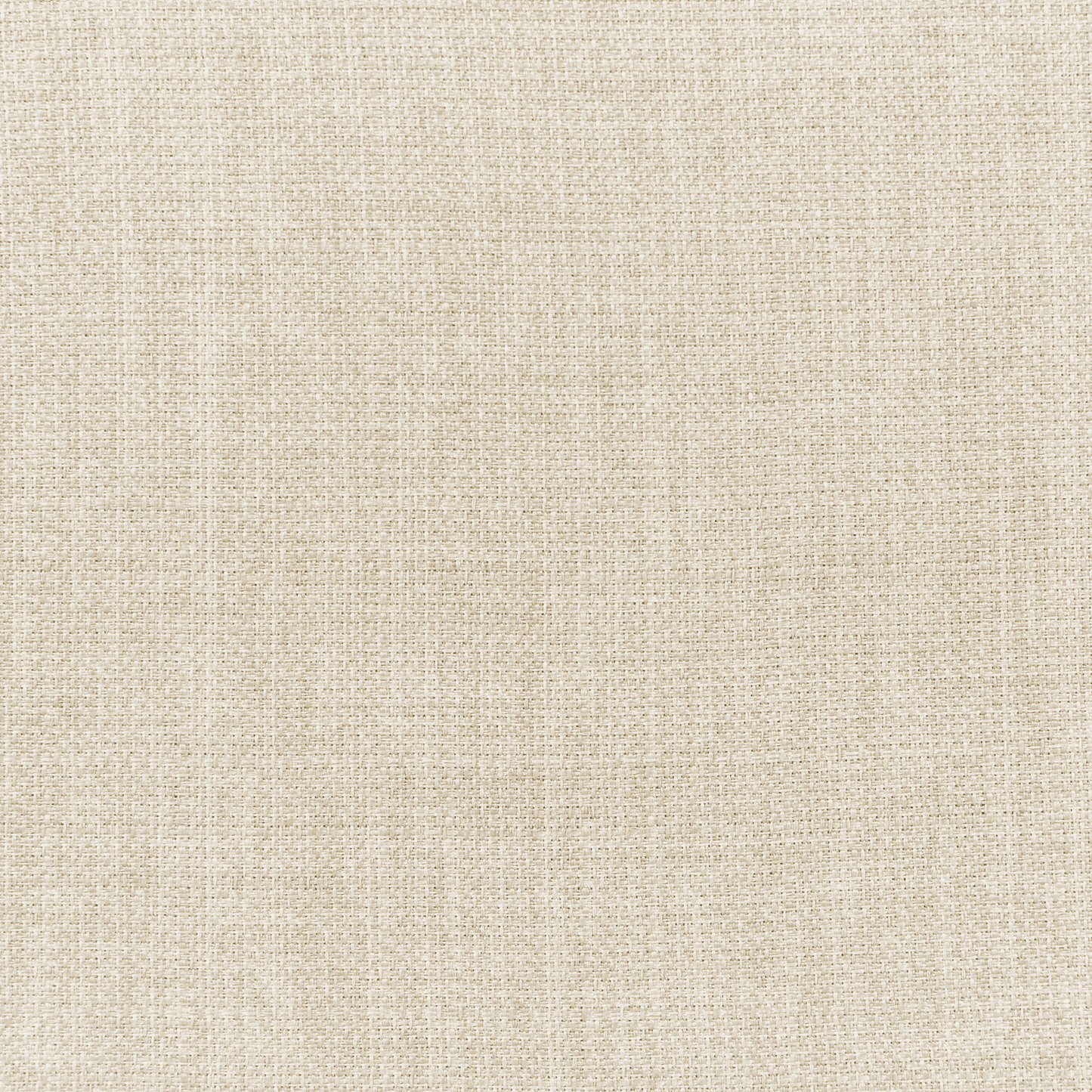 Beige Linen Ottoman Square Footstool Modern Design