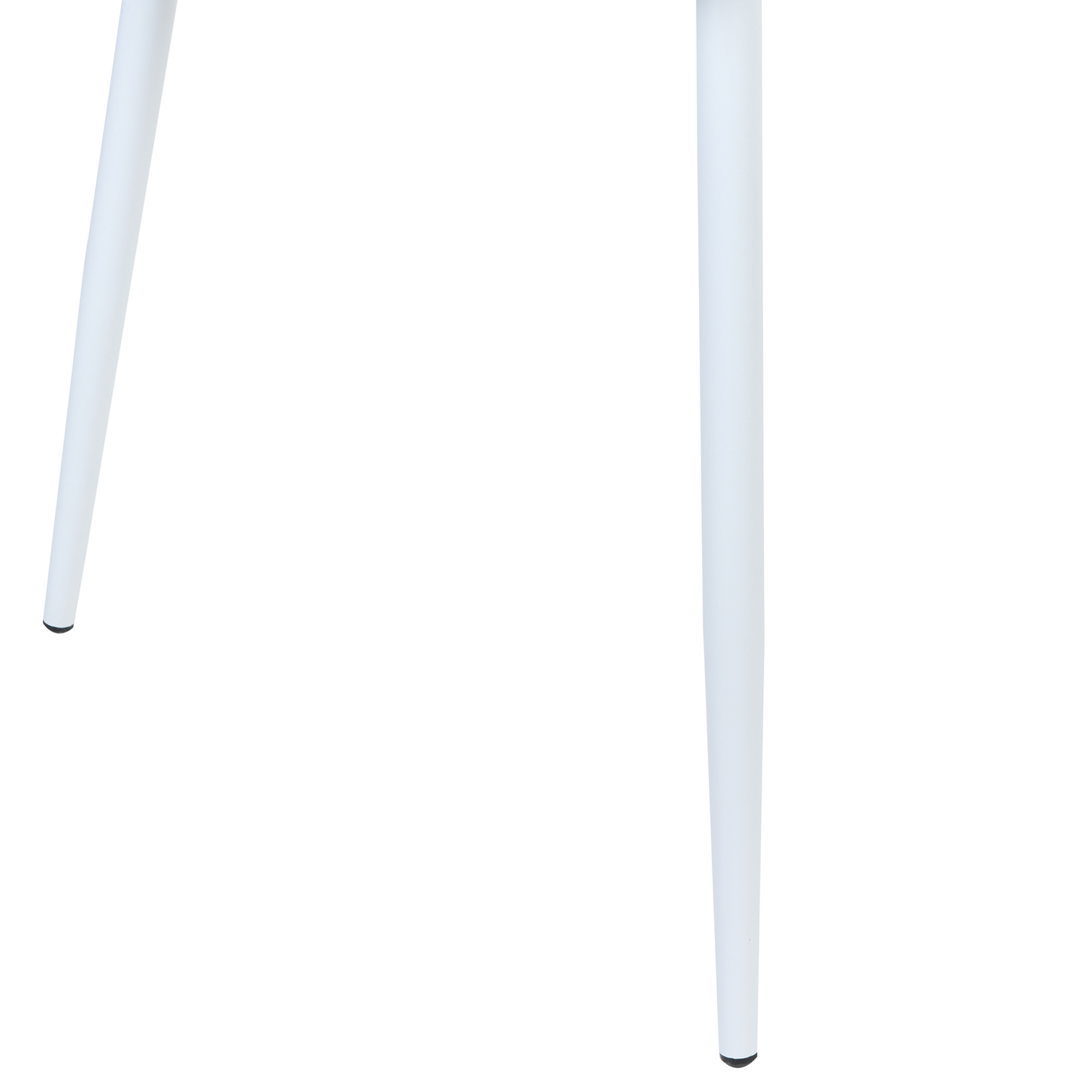Pai Set Of 2 White Synthetic Seat Dining Chairs Open Net Back Legs