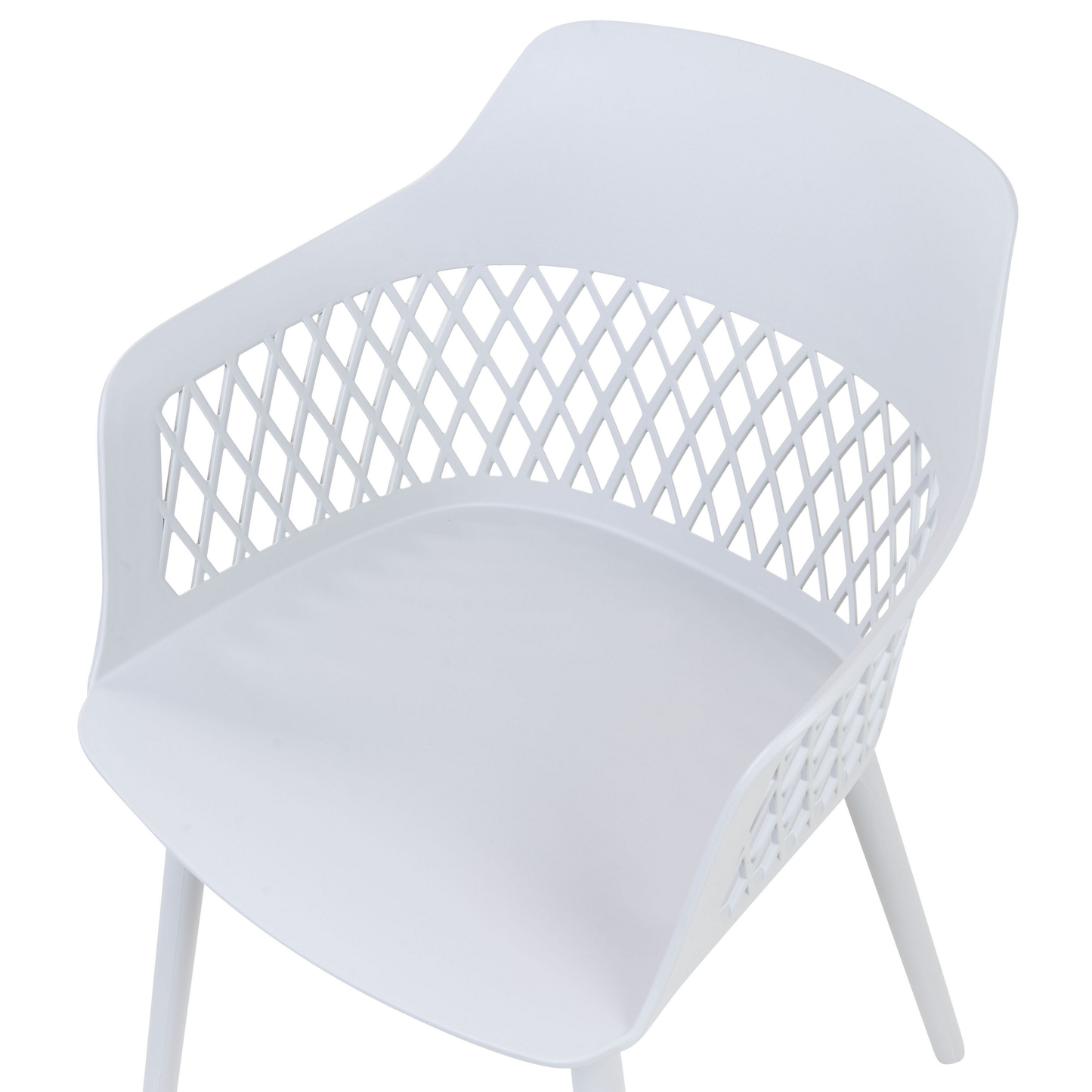 Set Of 2 Light Grey Dining Chairs With Ergonomic Backrest