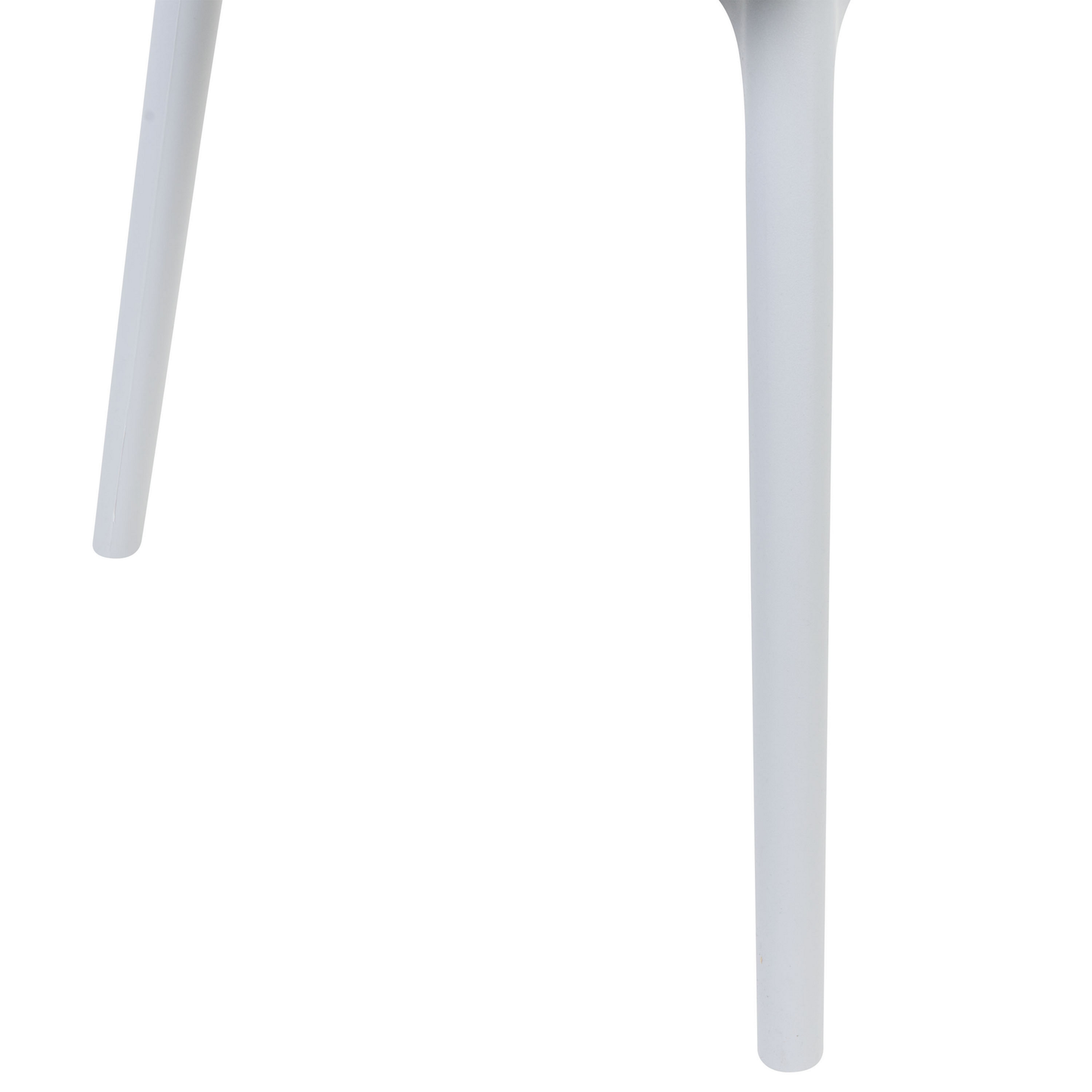 Set Of 2 Light Grey Dining Chairs With Ergonomic Backrest