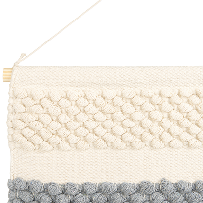 Coastal Looms Handwoven Cotton Wall Hanging With Tassels Multicolor