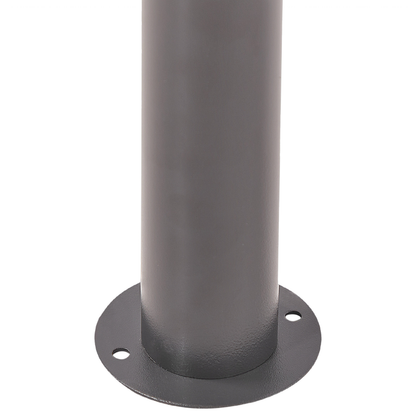 Pergola Grey Polyester Steel 300 x 300cm Outdoor Pavilion