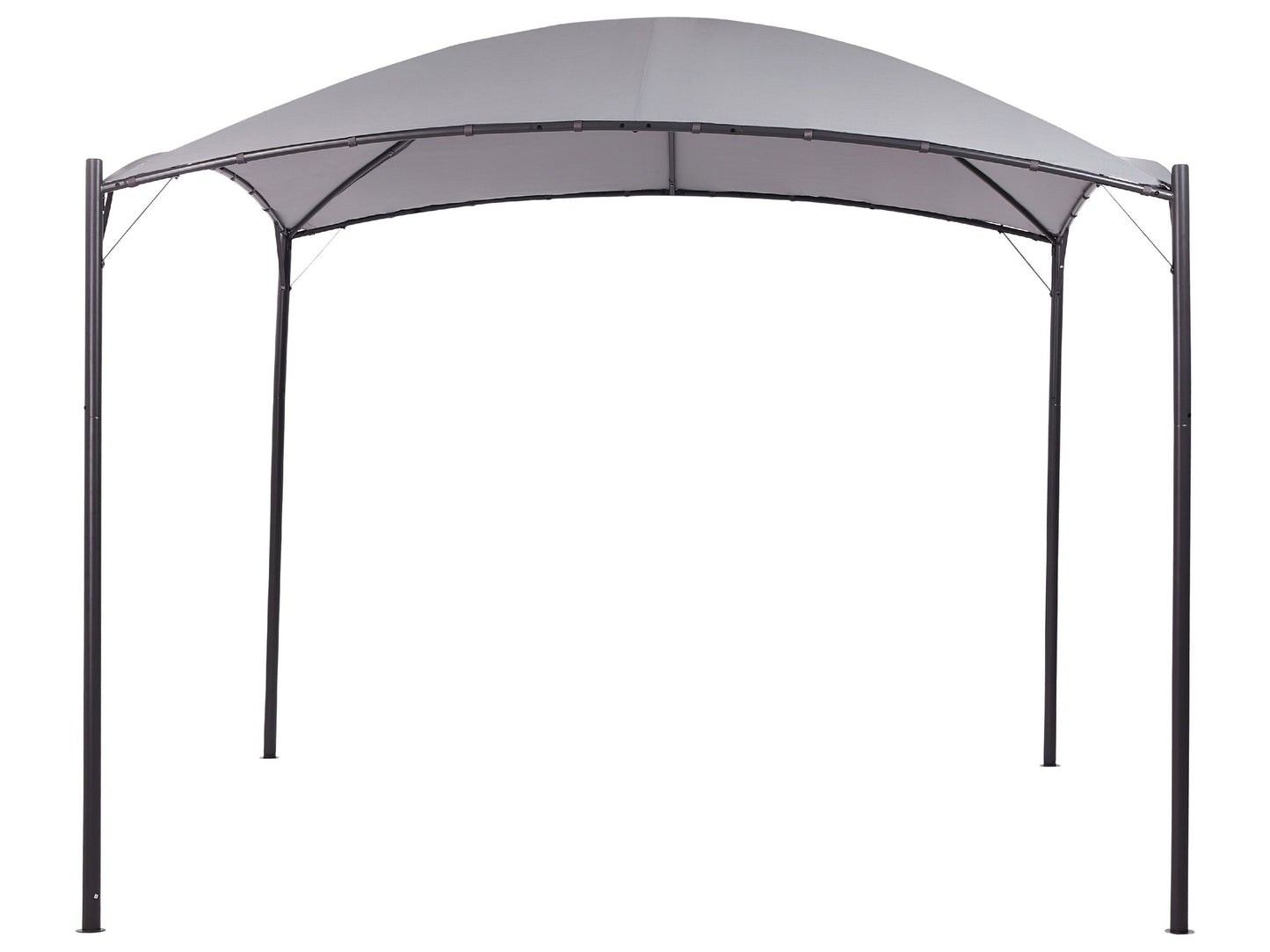 Garden Pavilion Pergola 305 x 305 Grey Polyester Steel Frame