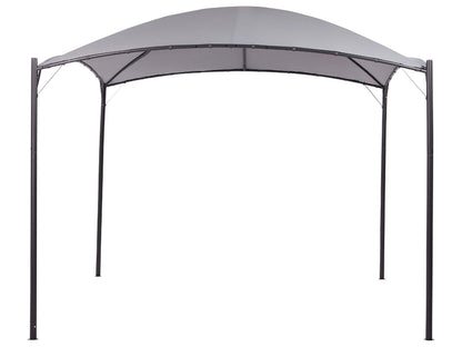 Garden Pavilion Pergola 305 x 305 Grey Polyester Steel Frame