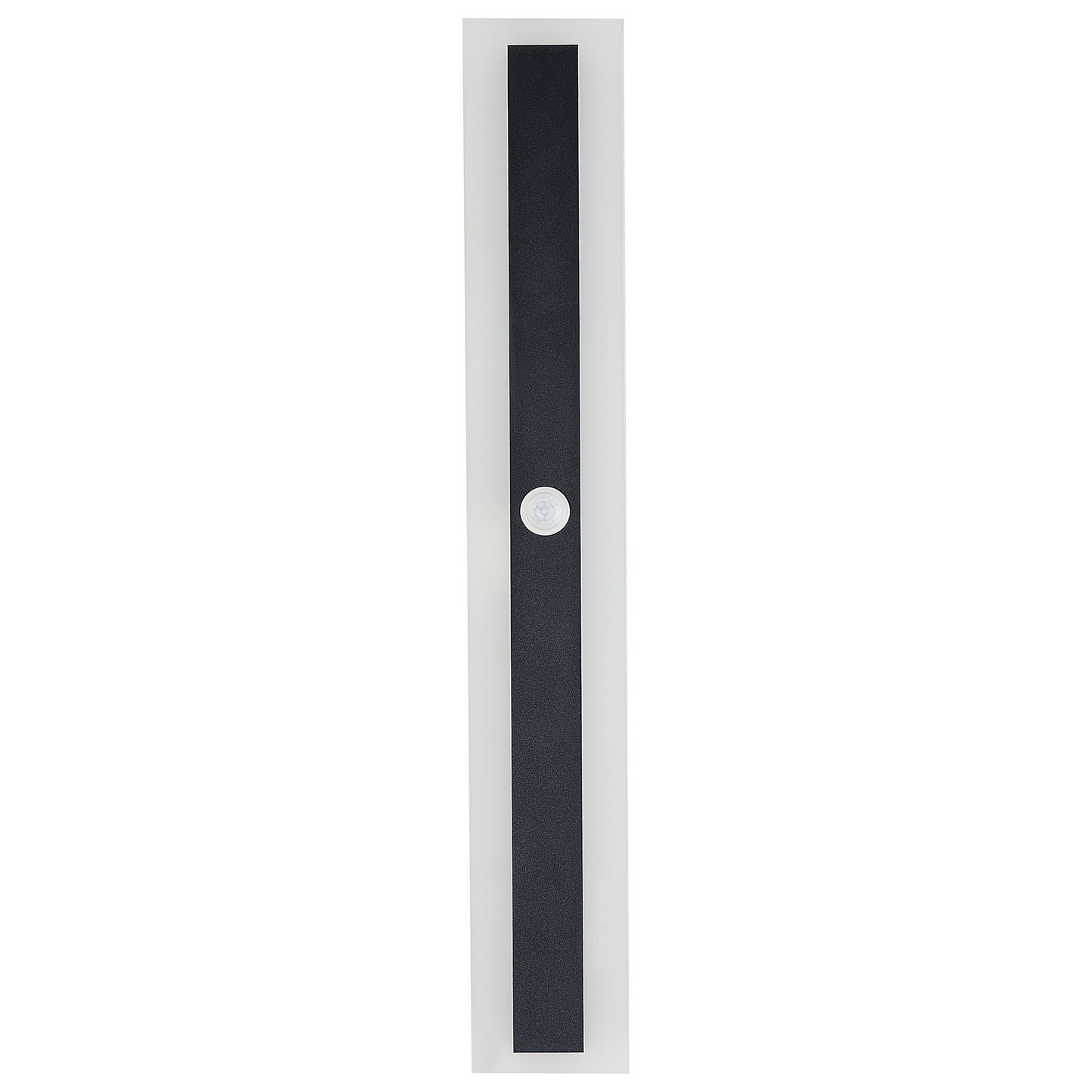 Outdoor LED Wall Light Black 60cm Steel Acrylic Motion Sensor