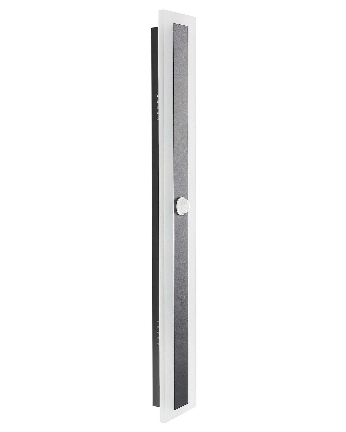 Outdoor LED Wall Light With Motion Sensor Black 80cm