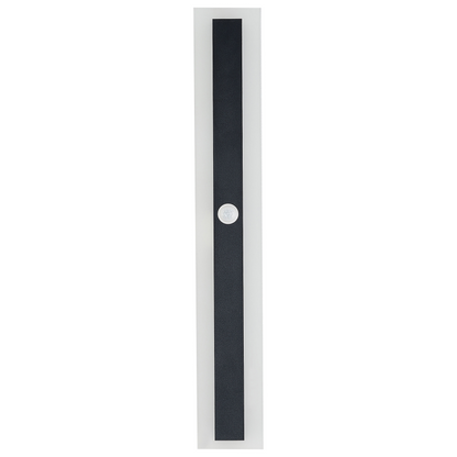 Outdoor LED Wall Light With Motion Sensor Black 80cm