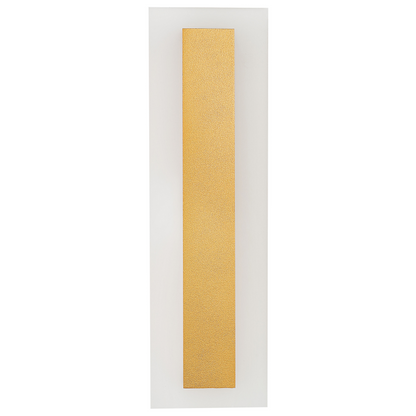 Outdoor LED Wall Light Gold 30cm Steel Acrylic Modern Design