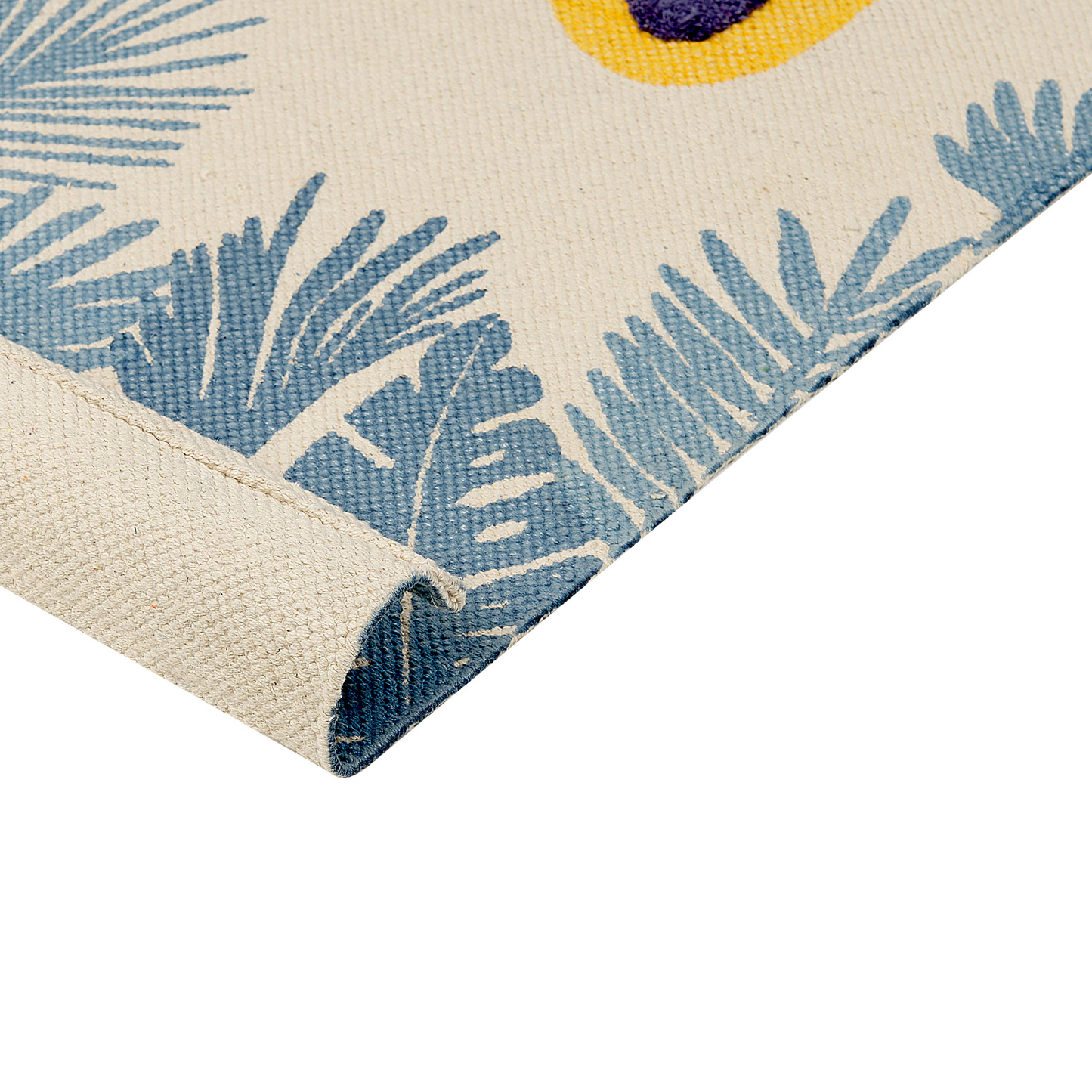 Leopard Print Area Rug 80 x 150cm Multicolor Low Pile for Kids