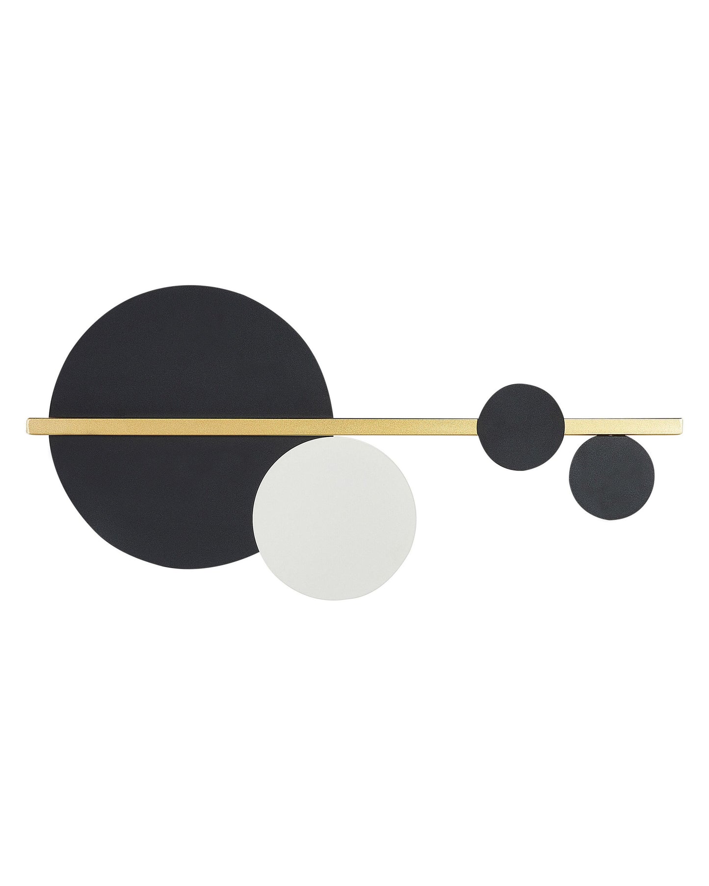 Wall LED Lamp Black Gold Metal Shade