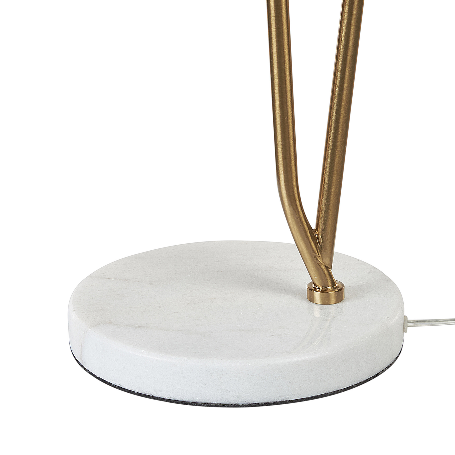 Marble Base Table Lamp Black And Gold Iron Shade